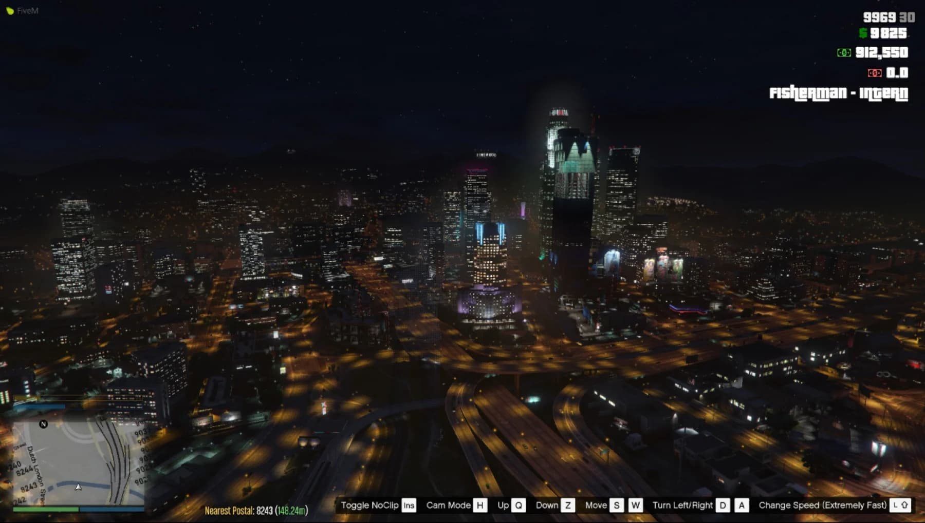 Vice City miesto panorama